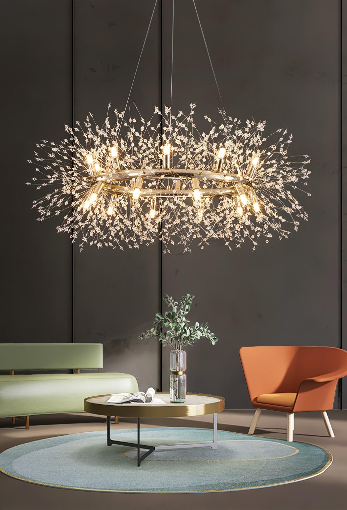 Dandelion Round Chandelier - YIOSI
