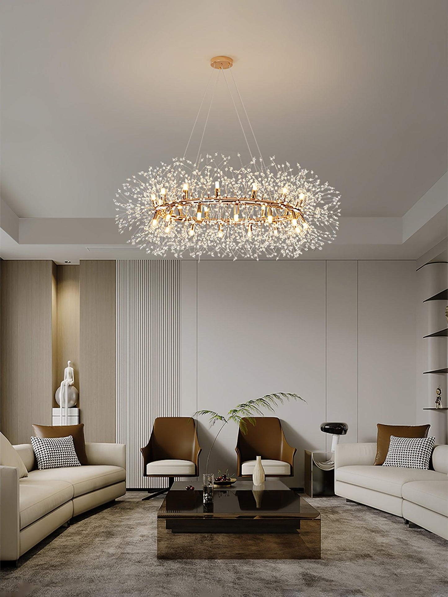 Dandelion Round Chandelier - YIOSI
