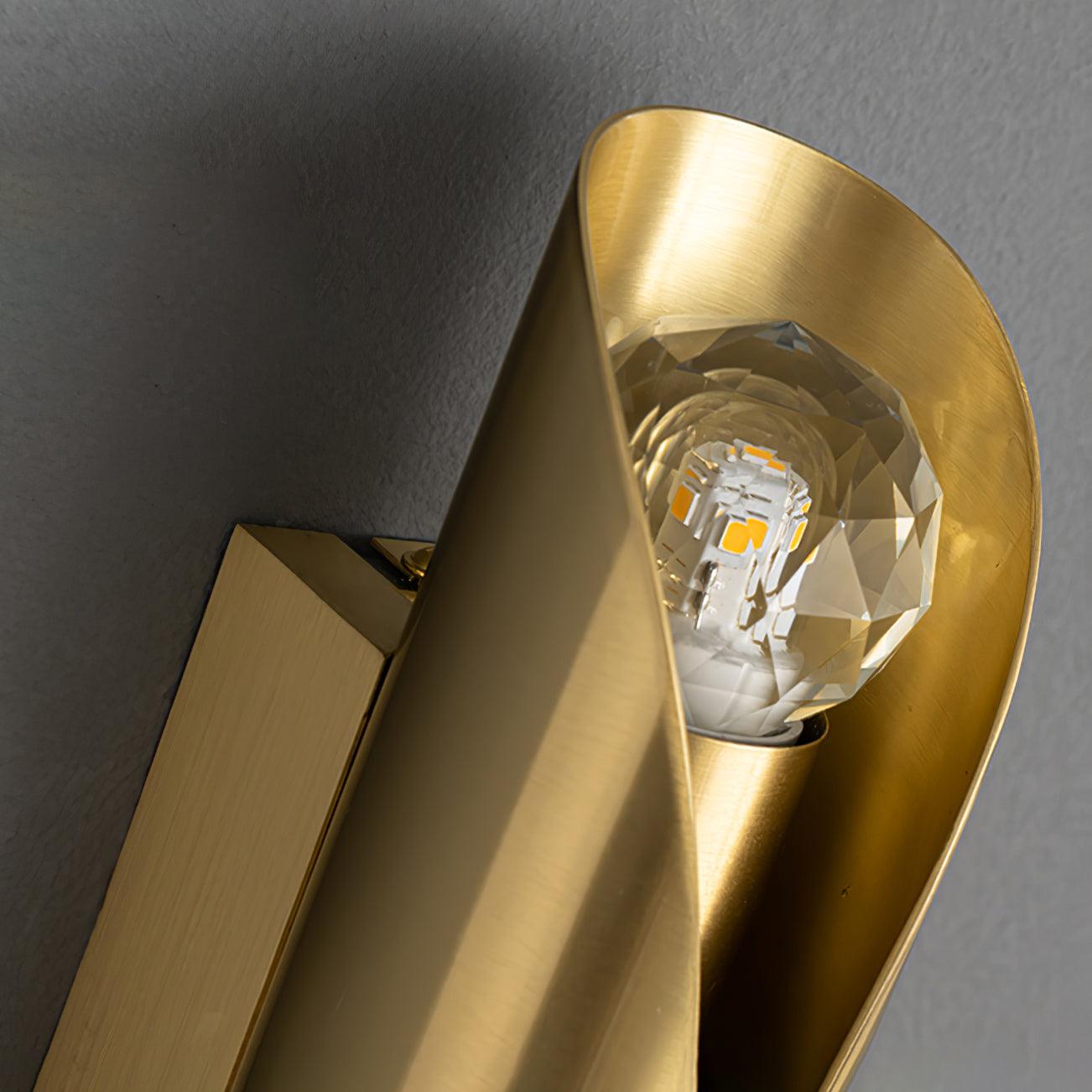 Diamonds Brass Wall Lamp - YIOSI