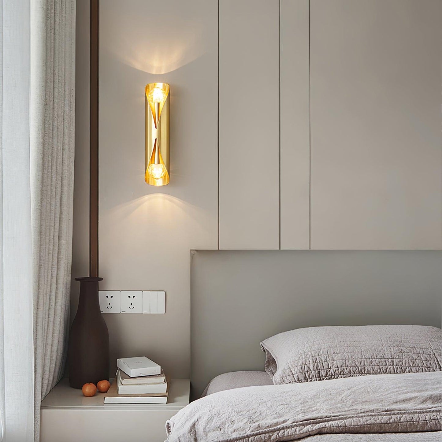 Diamonds Brass Wall Lamp - YIOSI