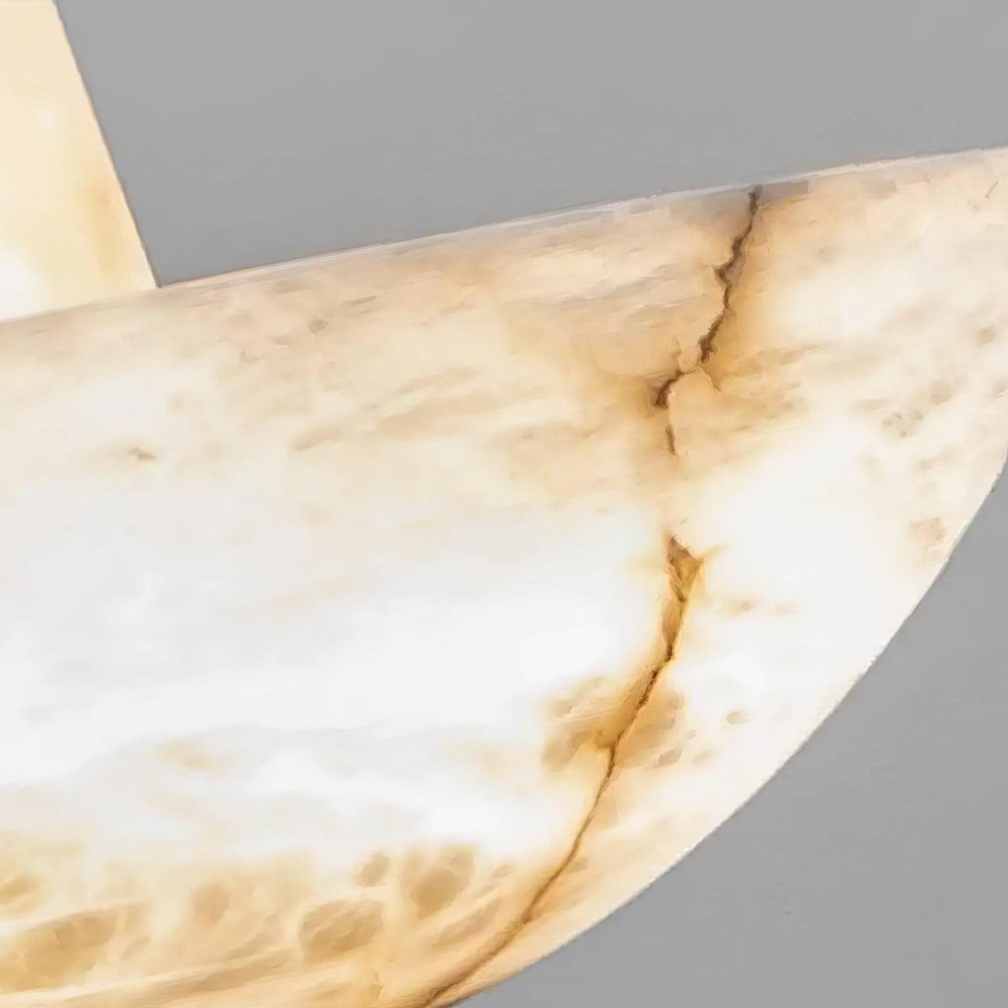 Elegant Domus Alabaster Chandelier with Integrated LED Premium