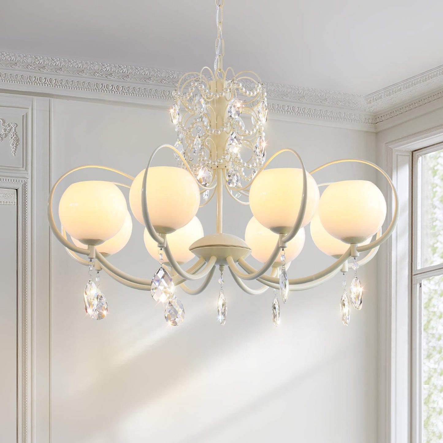 Doria Crystal Chandelier - YIOSI