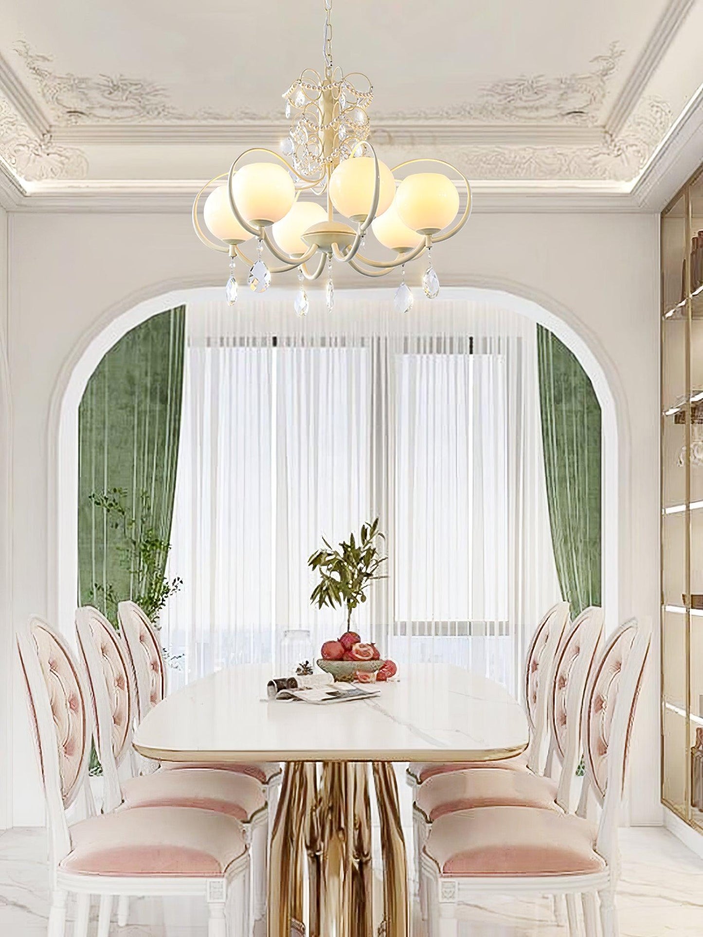 Doria Crystal Chandelier - YIOSI