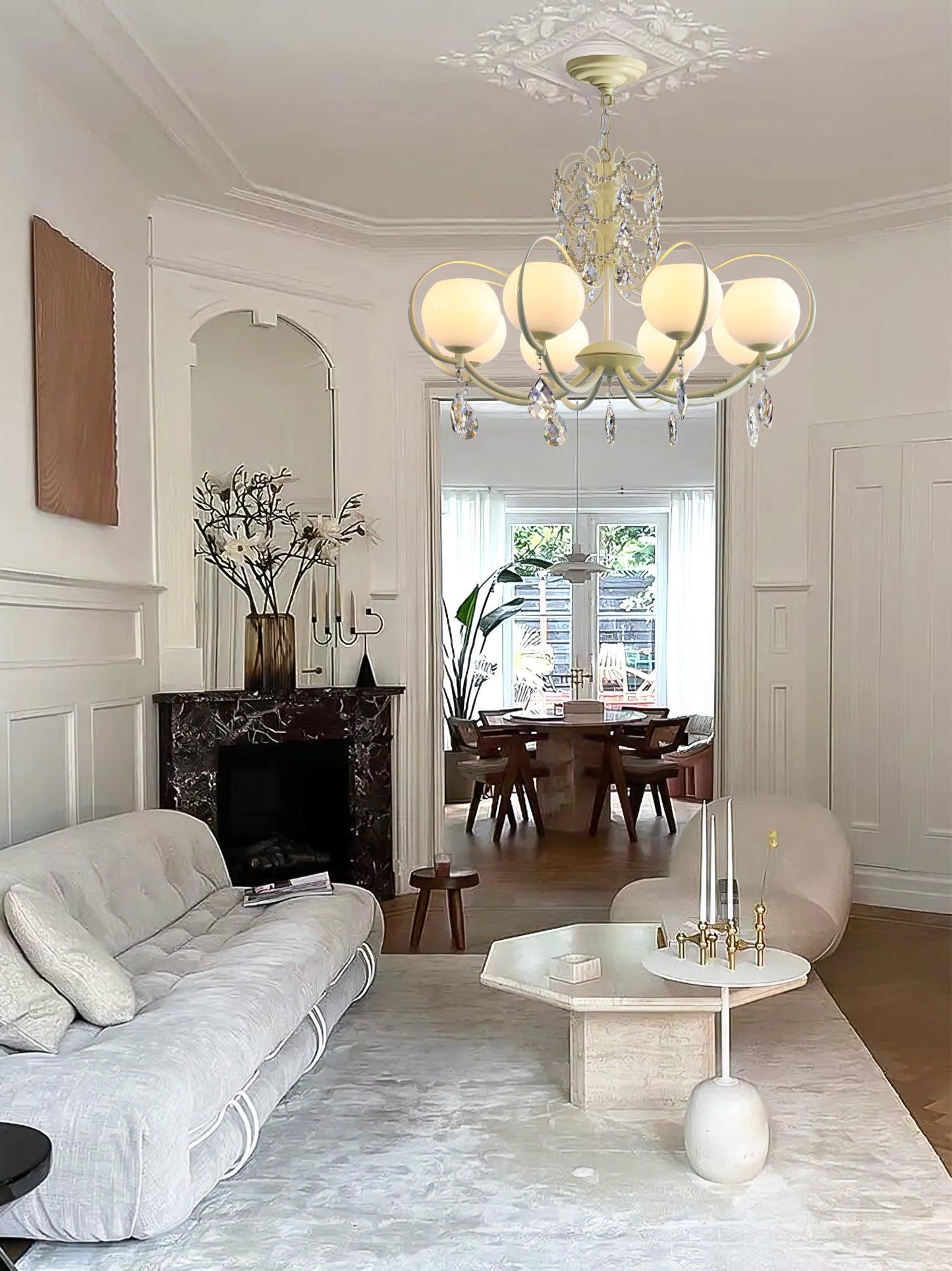 Doria Crystal Chandelier - YIOSI