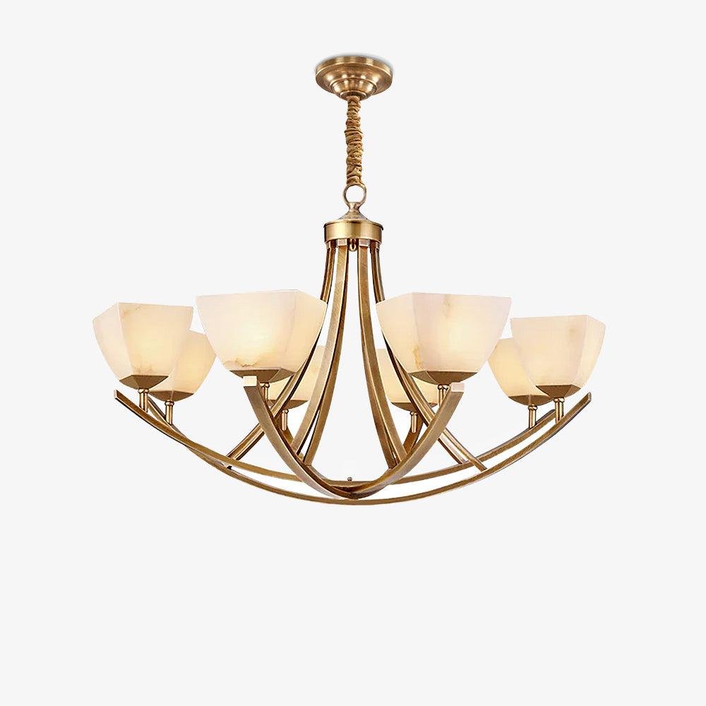 Dover Brass Chandelier - YIOSI