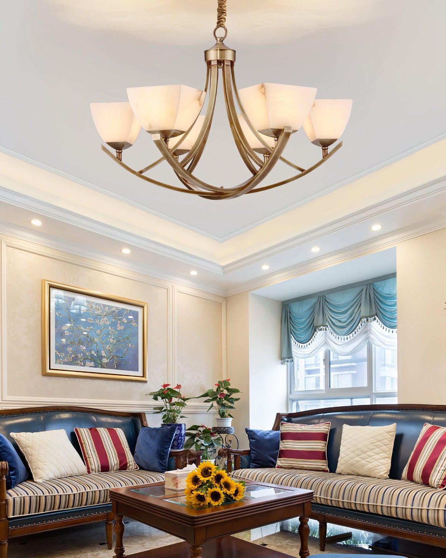 Dover Brass Chandelier - YIOSI