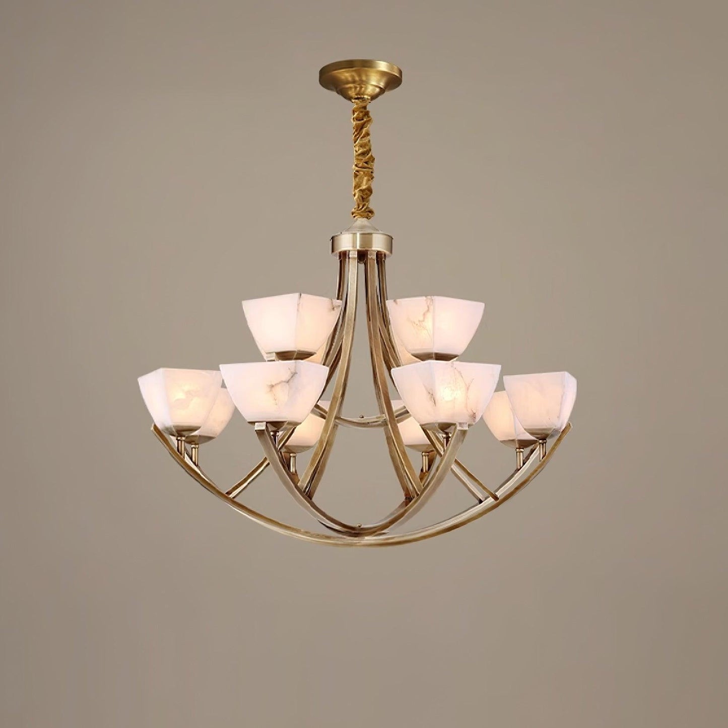 Dover Brass Chandelier - YIOSI