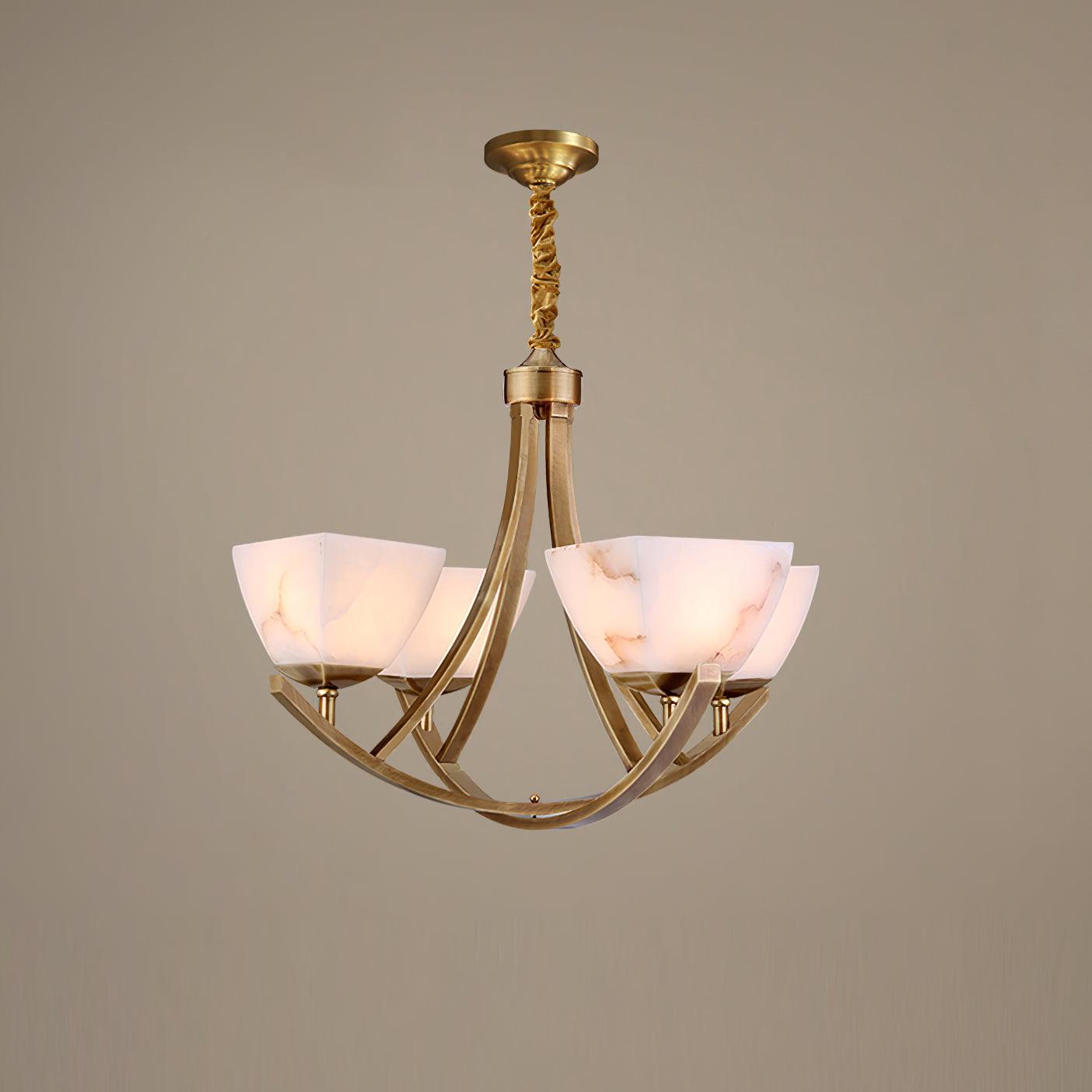 Dover Brass Chandelier - YIOSI