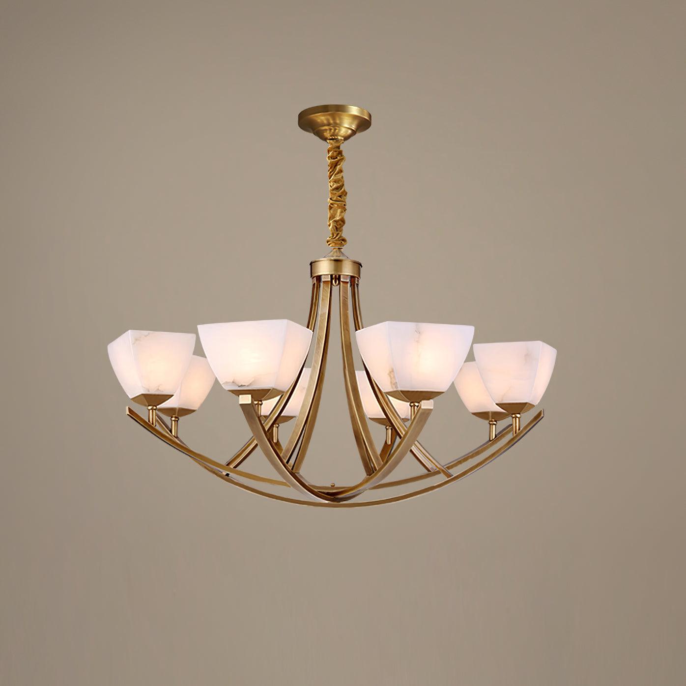 Dover Brass Chandelier - YIOSI
