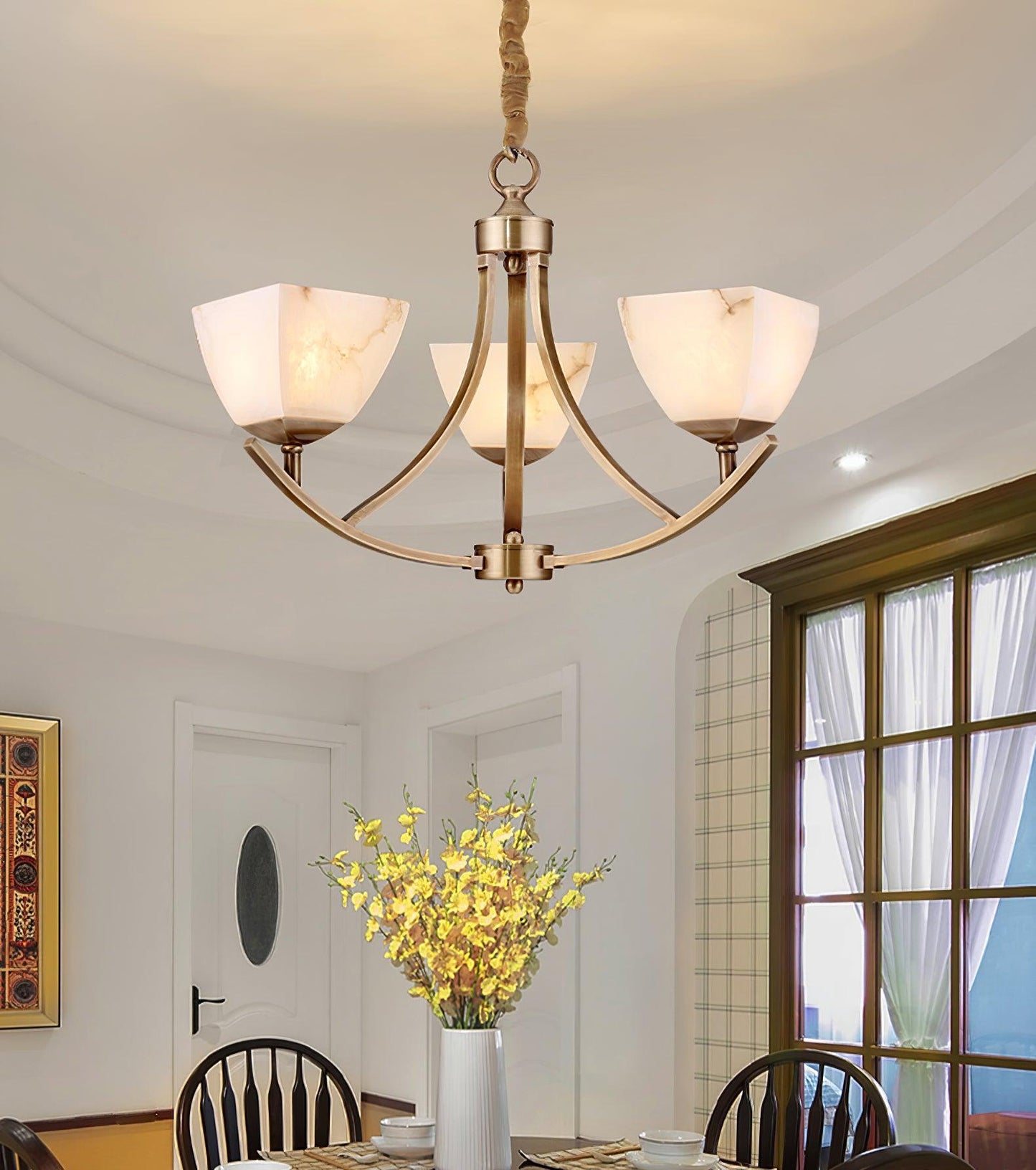 Dover Brass Chandelier - YIOSI