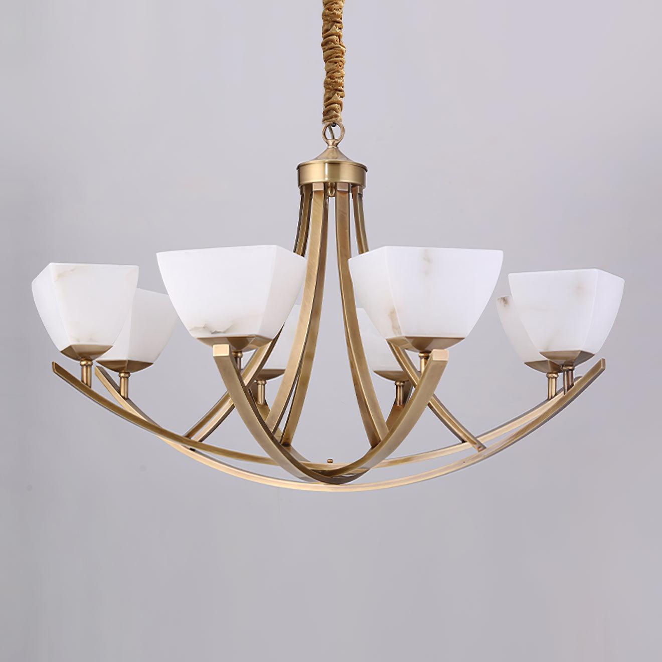 Dover Brass Chandelier - YIOSI
