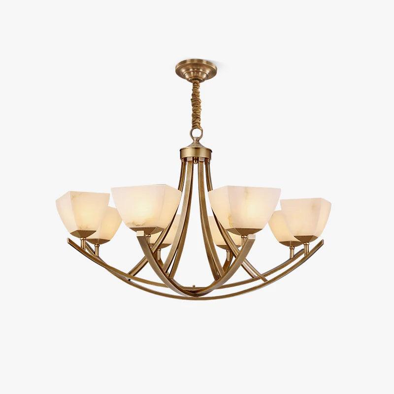 Dover Brass Chandelier - YIOSI