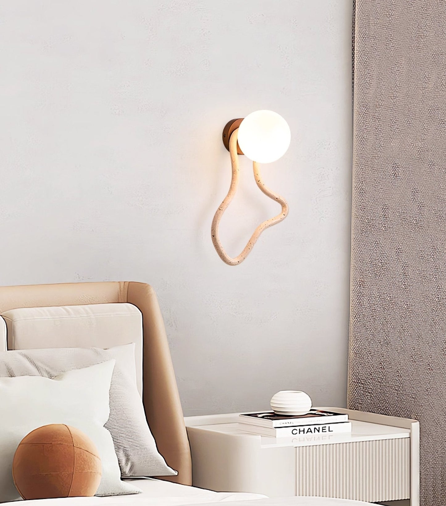 Driftform Travertine Wall Sconce - YIOSI