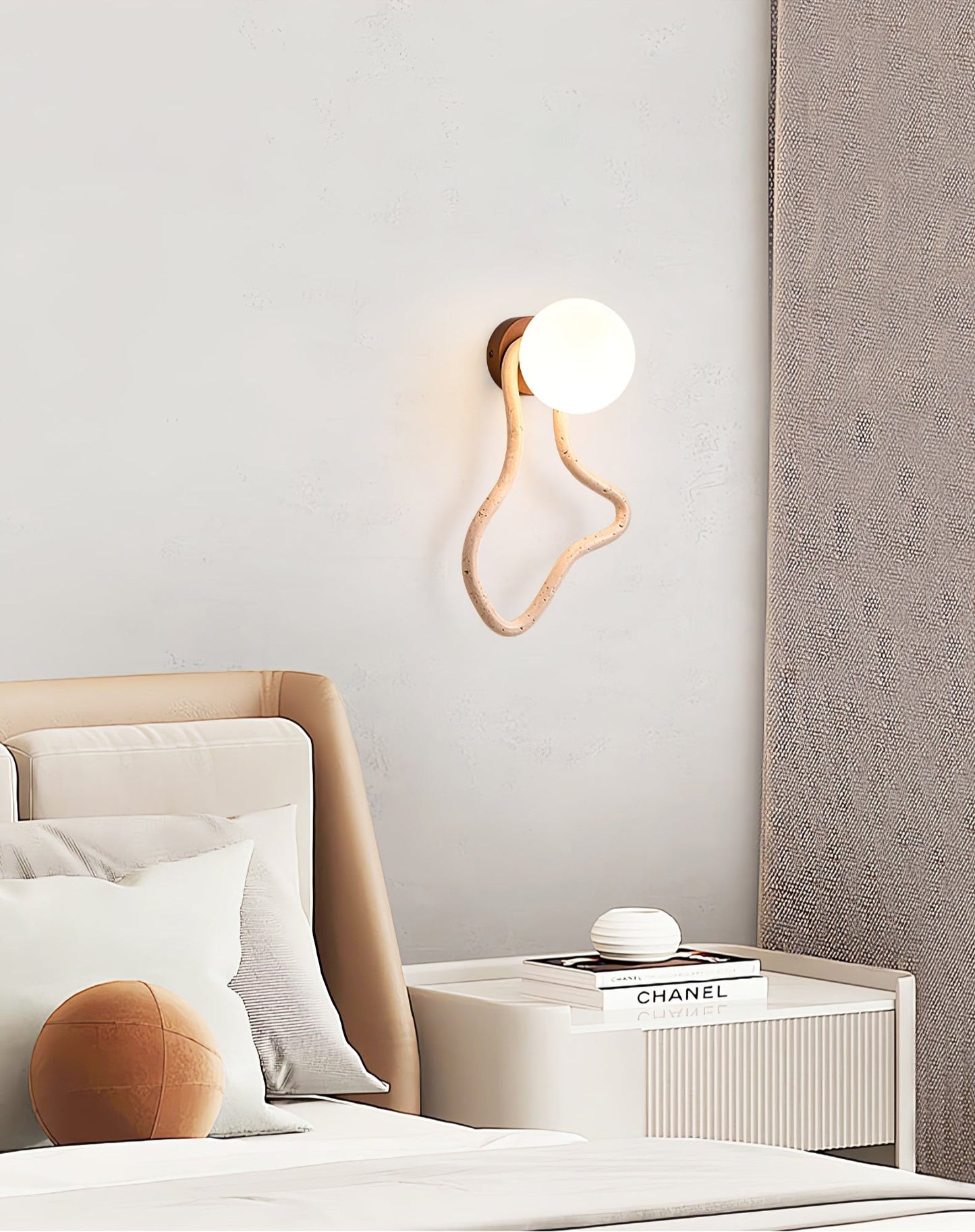 Driftform Travertine Wall Sconce - YIOSI