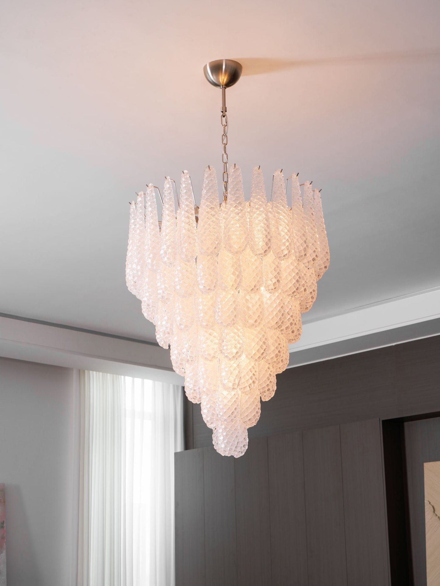 Murano Glass Droplet Chandelier - YIOSI