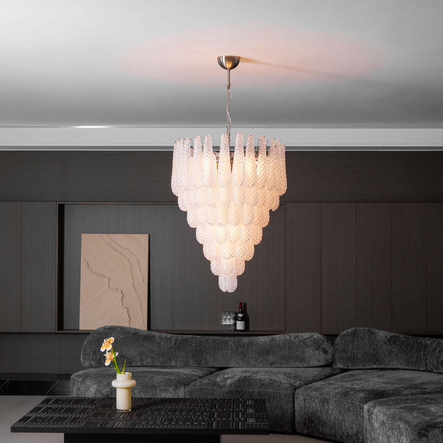 Murano Glass Droplet Chandelier - YIOSI