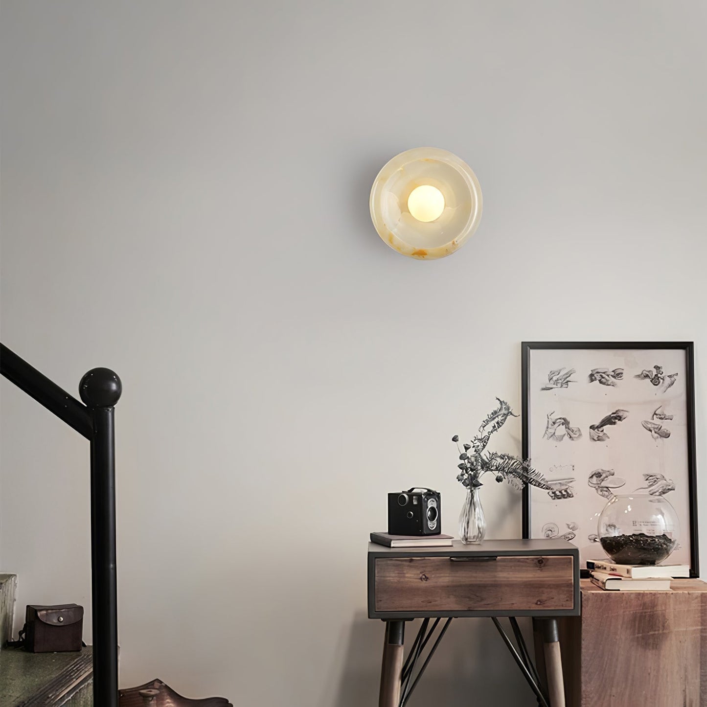 Eclipse Jade Wall Sconce - YIOSI