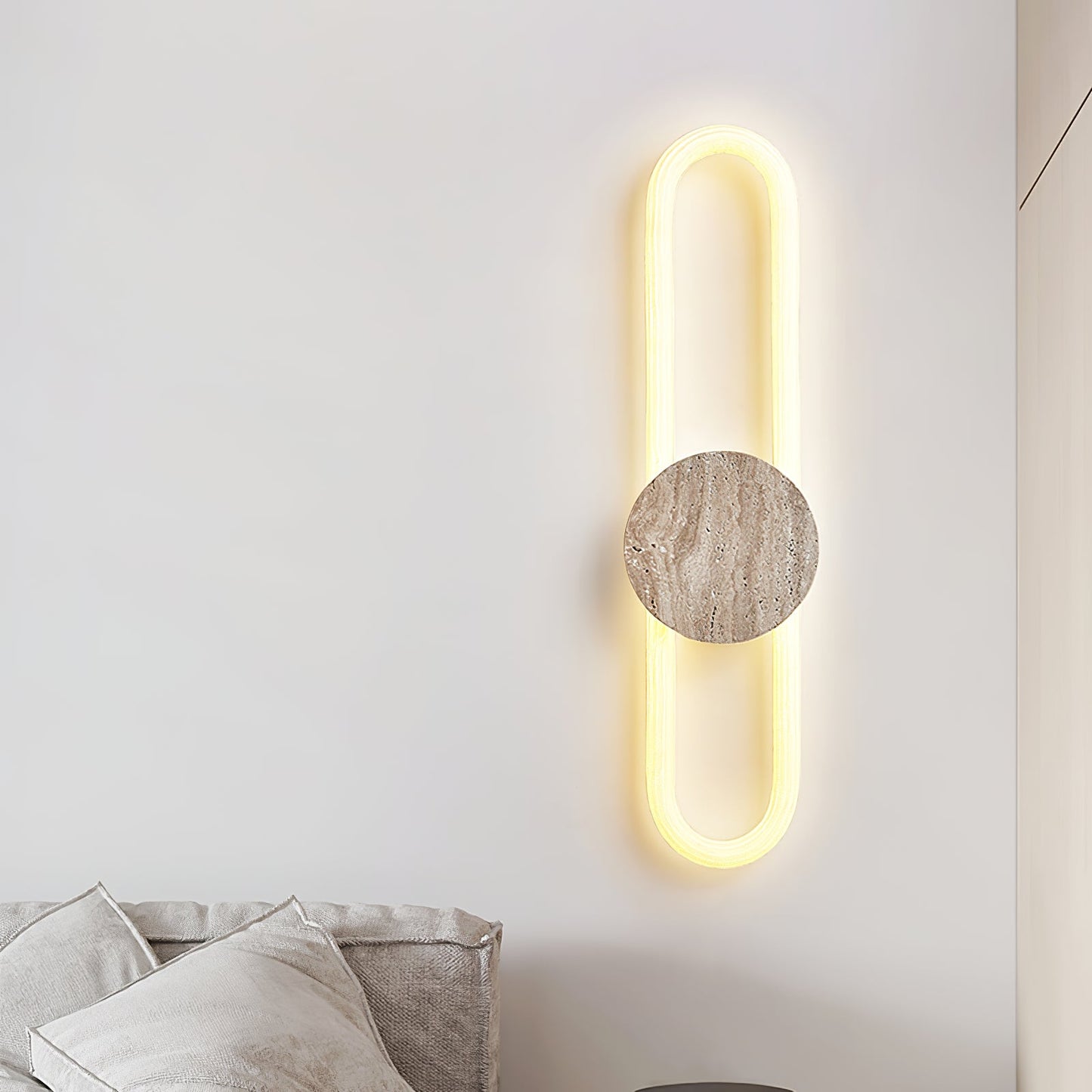 Eloen Travertine Wall Light - YIOSI