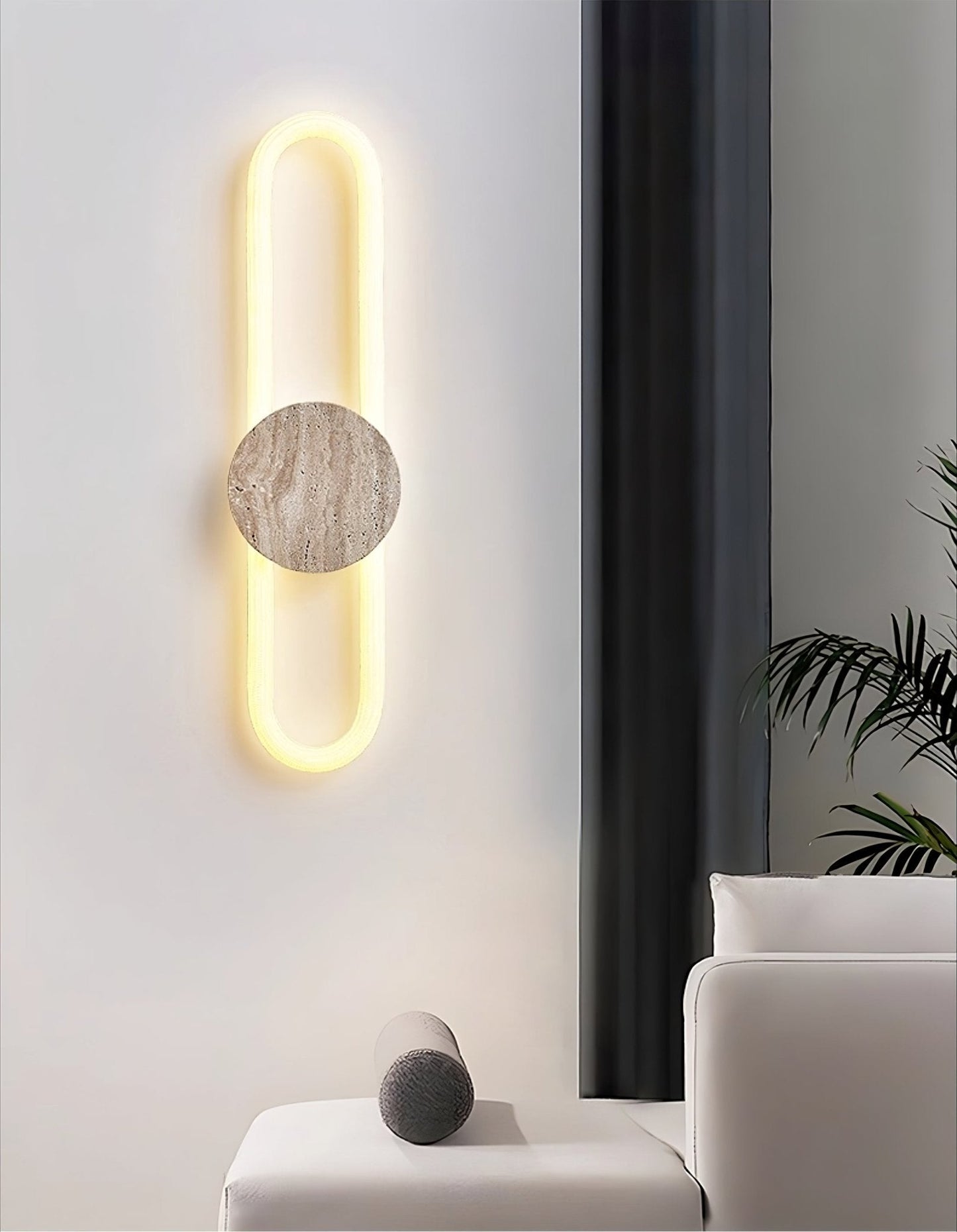 Eloen Travertine Wall Light - YIOSI