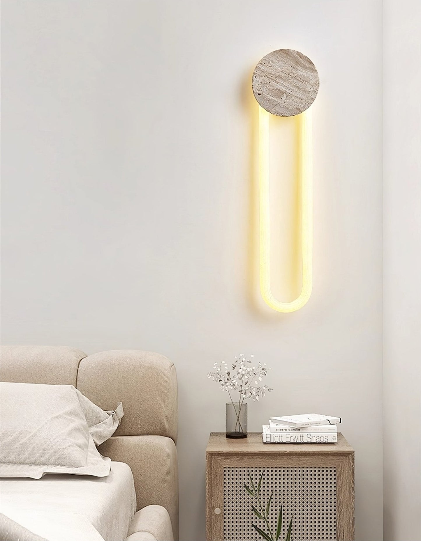Eloen Travertine Wall Light - YIOSI