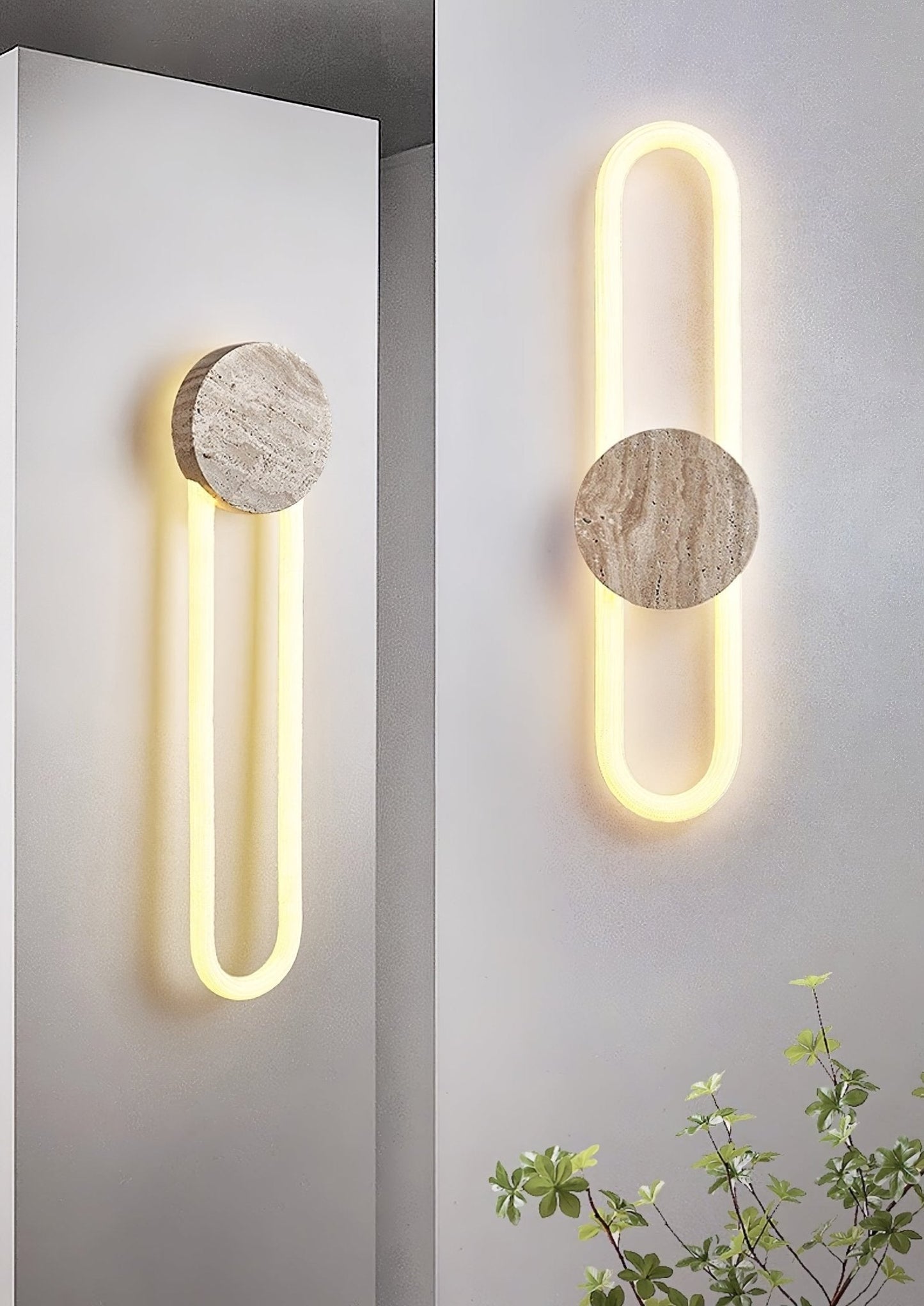 Eloen Travertine Wall Light - YIOSI
