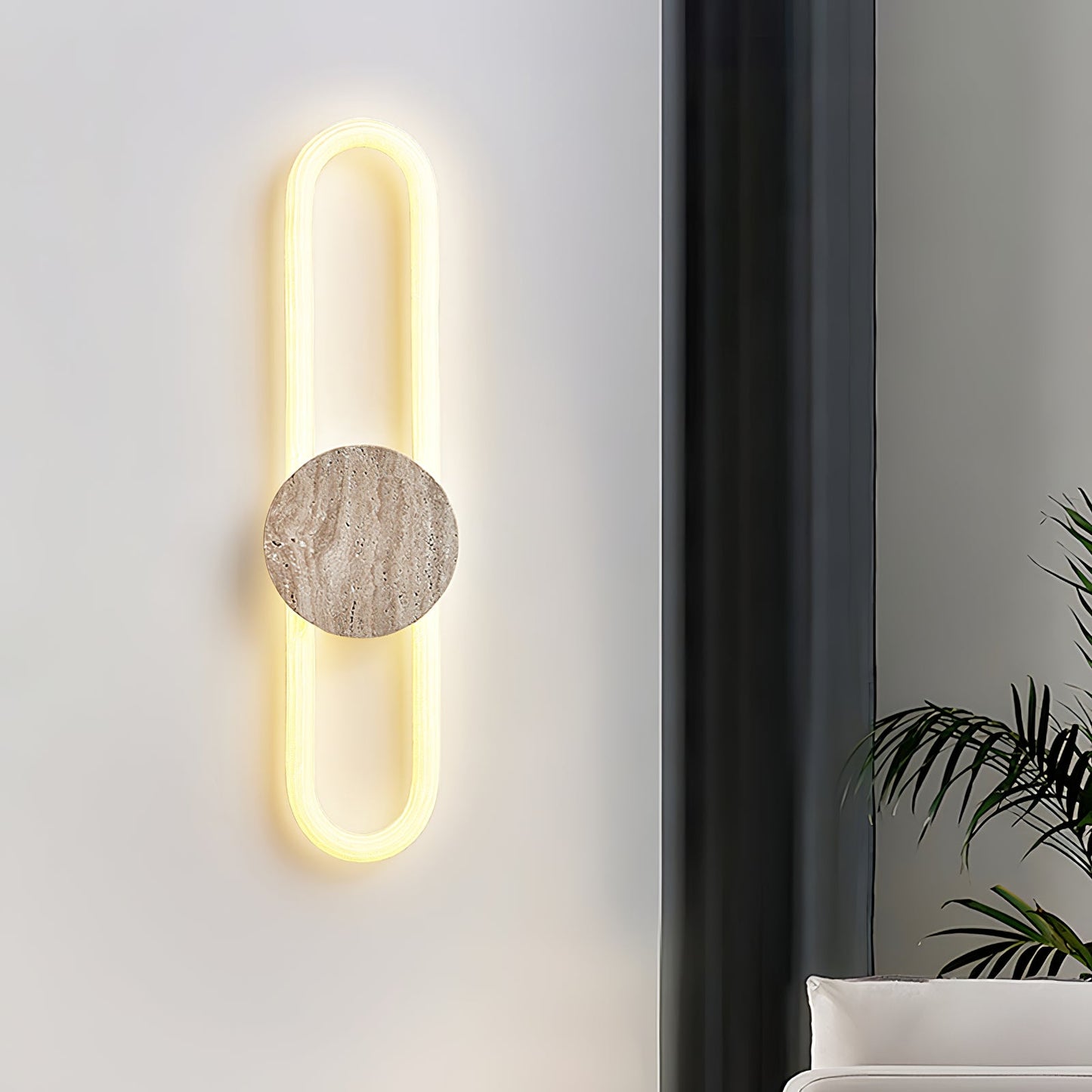 Eloen Travertine Wall Light - YIOSI