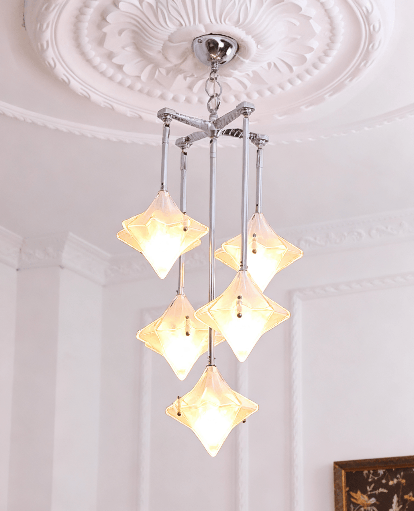 Elowen Long Prism Star Chandelier - YIOSI