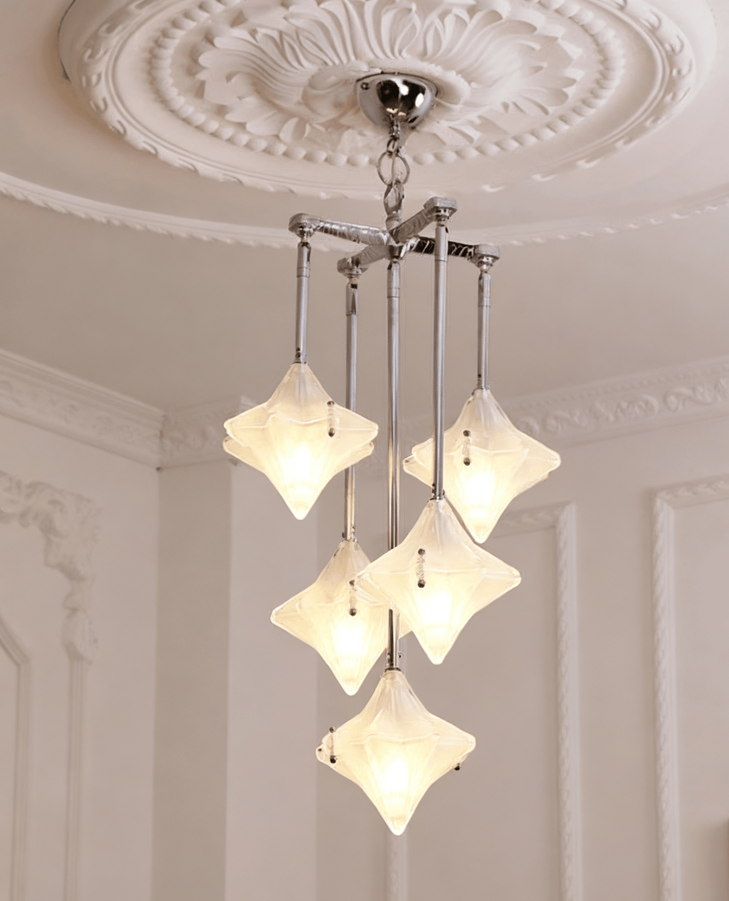 Elowen Long Prism Star Chandelier - YIOSI