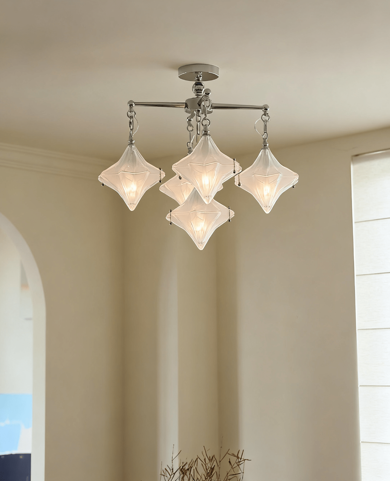 Elowen Prism Star Chandelier - YIOSI