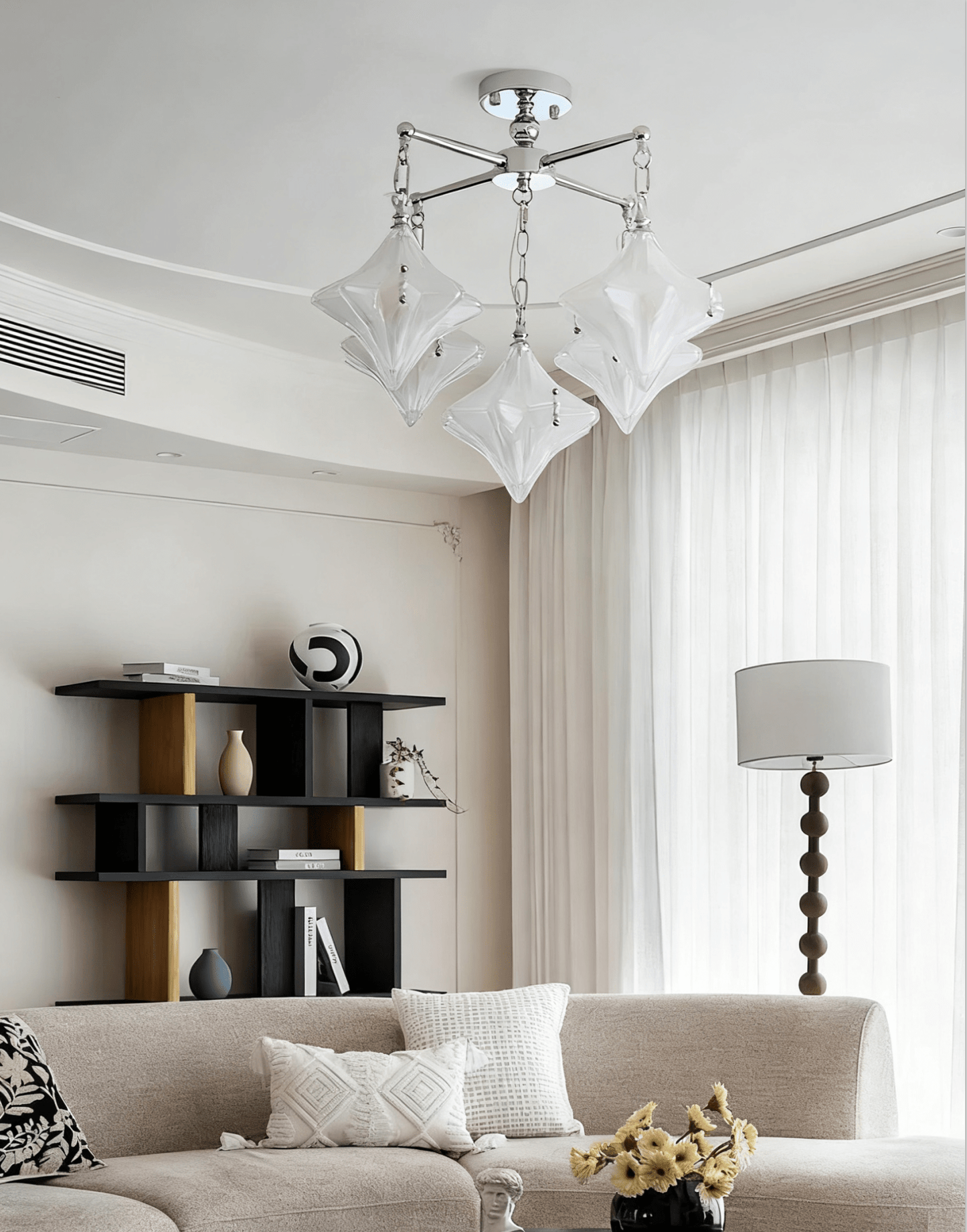 Elowen Prism Star Chandelier - YIOSI