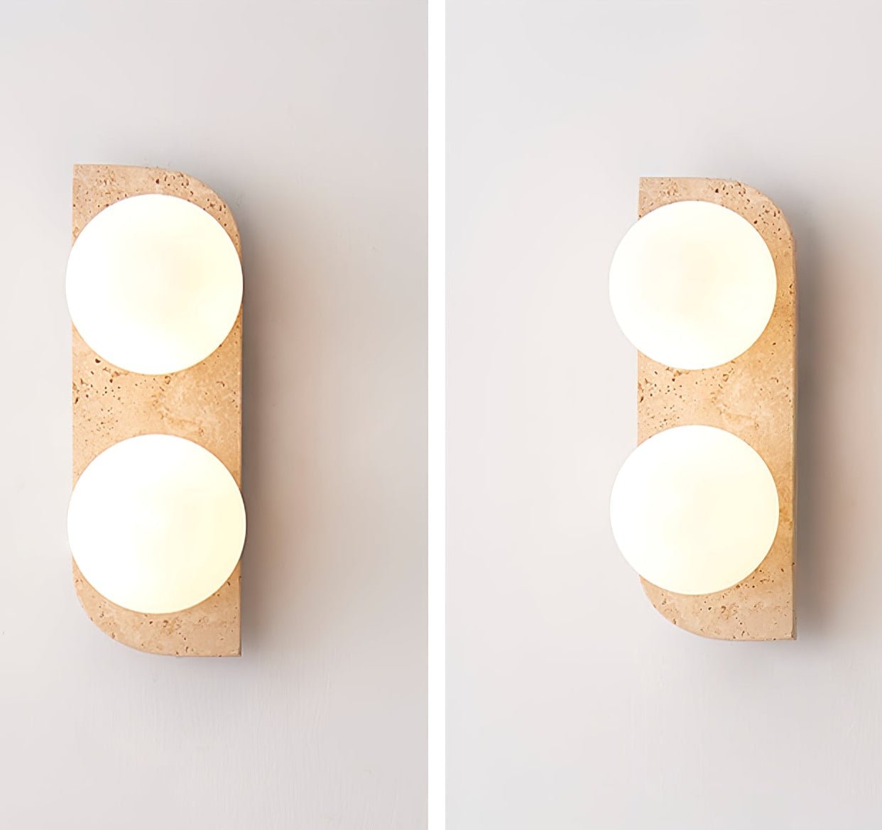 Elysian Travertine Wall Light - YIOSI