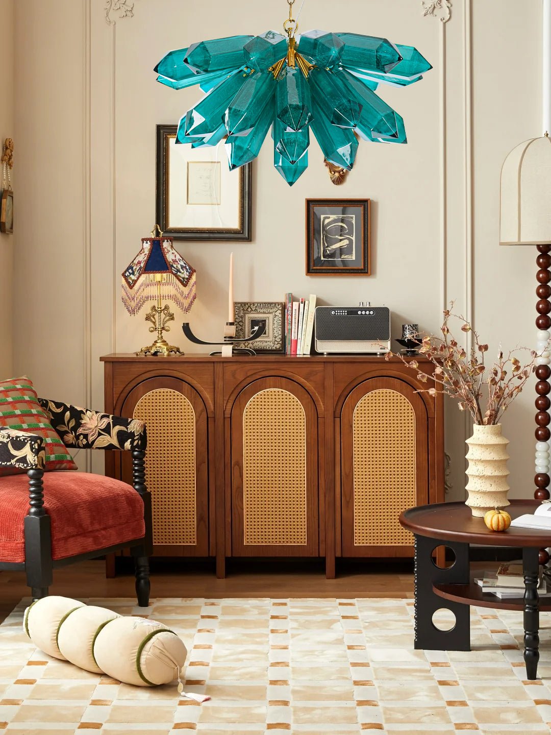 Emerald Crystal Chandelier - YIOSI