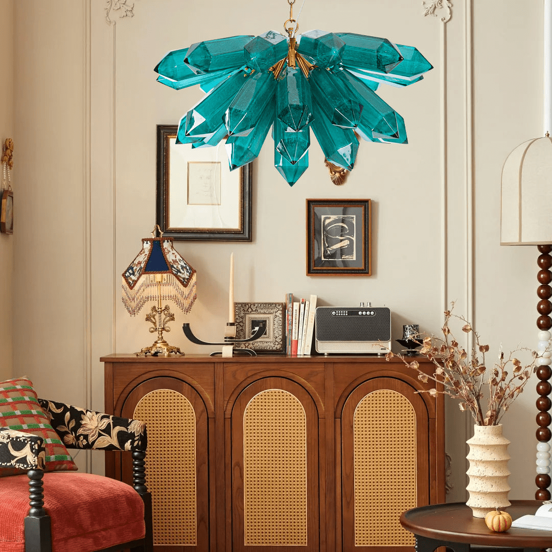 Emerald Crystal Chandelier - YIOSI