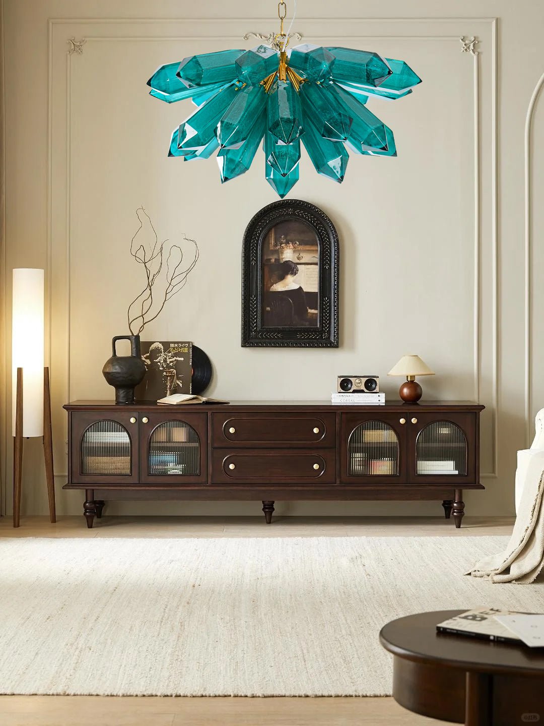 Emerald Crystal Chandelier - YIOSI