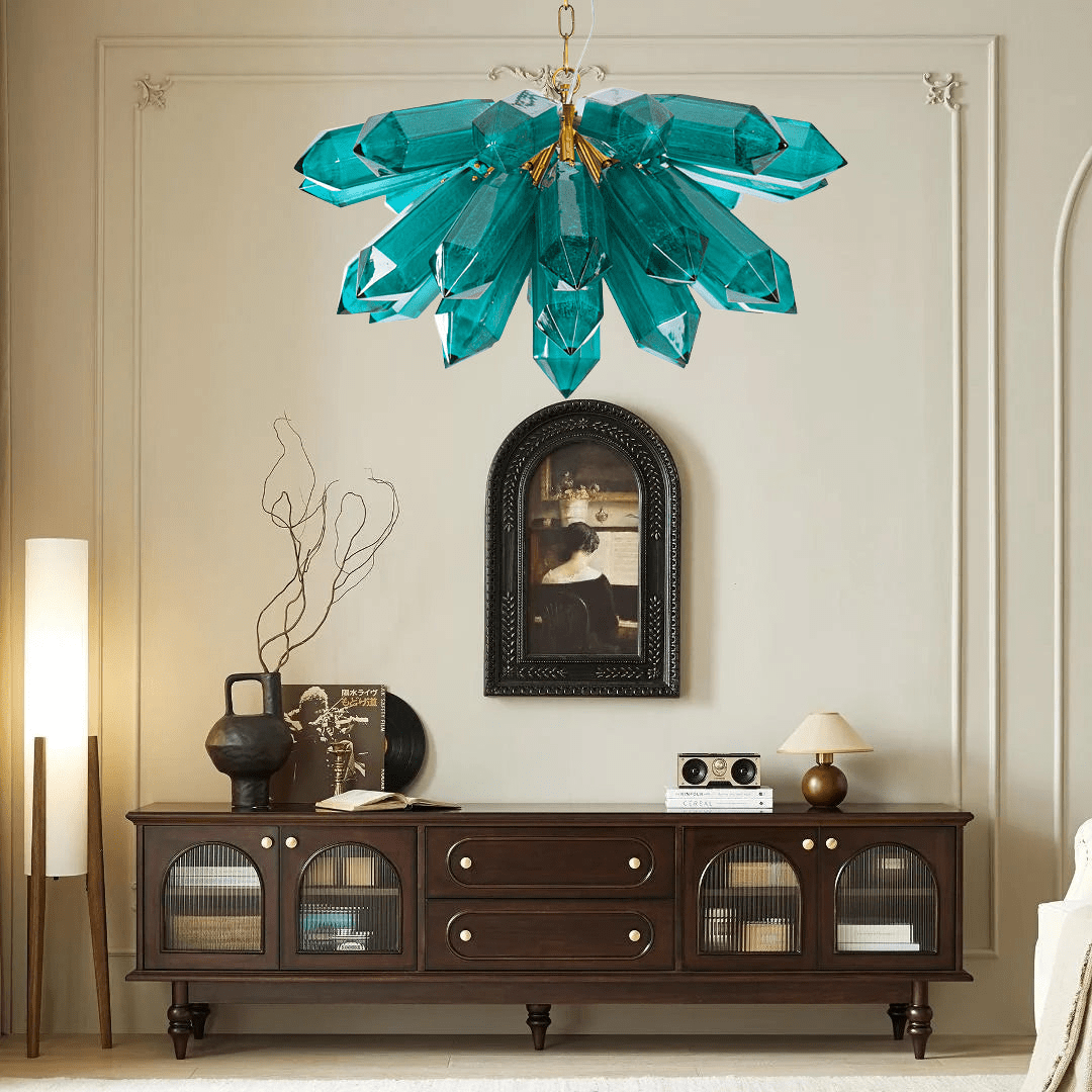 Emerald Crystal Chandelier - YIOSI