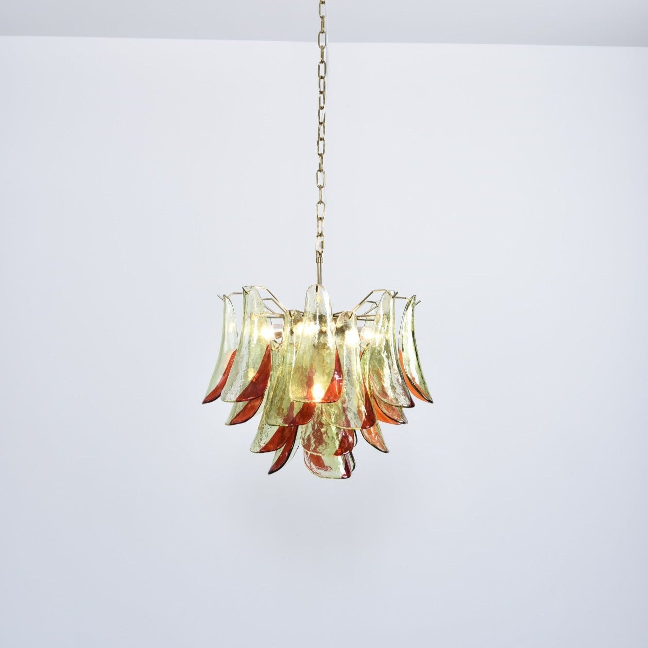 Emerald Flame Murano Glass Chandelier - YIOSI
