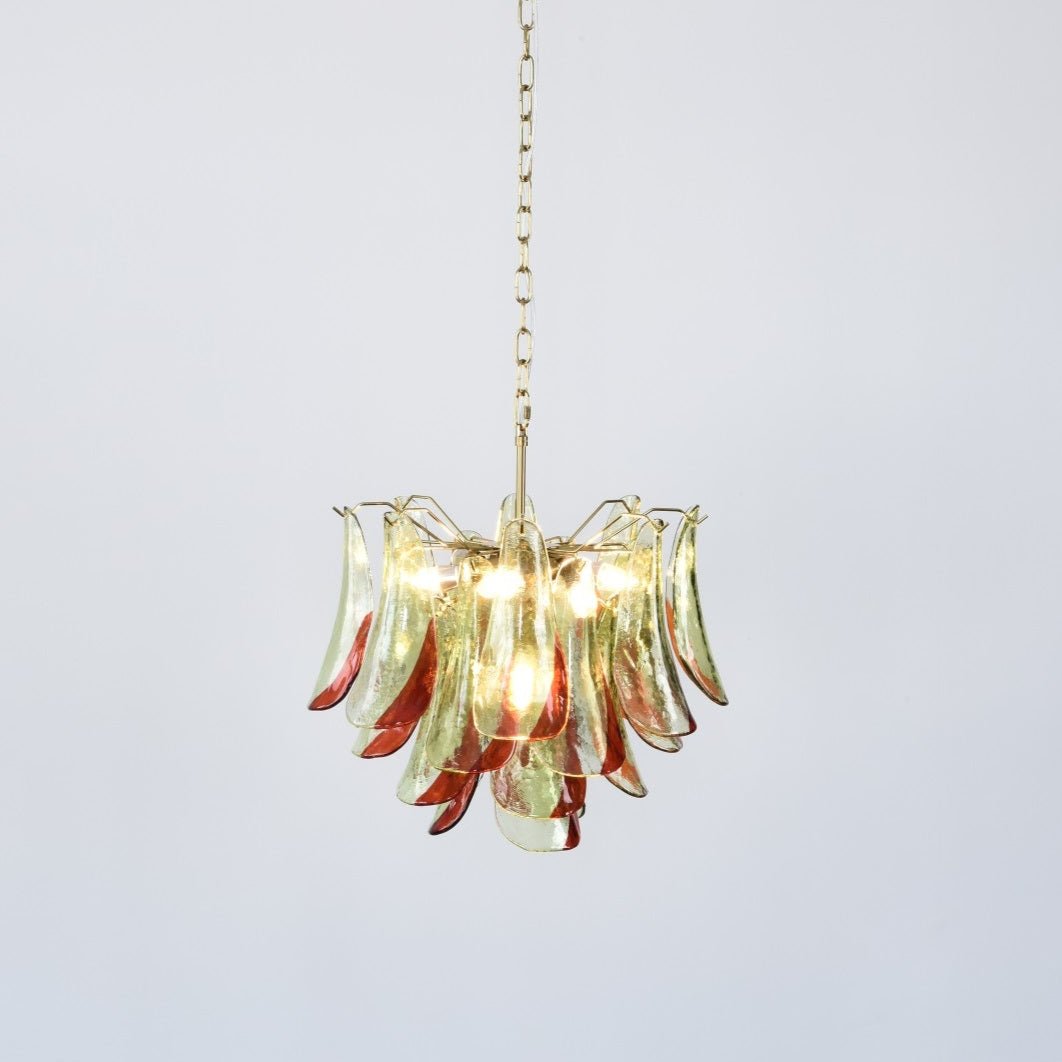 Emerald Flame Murano Glass Chandelier - YIOSI