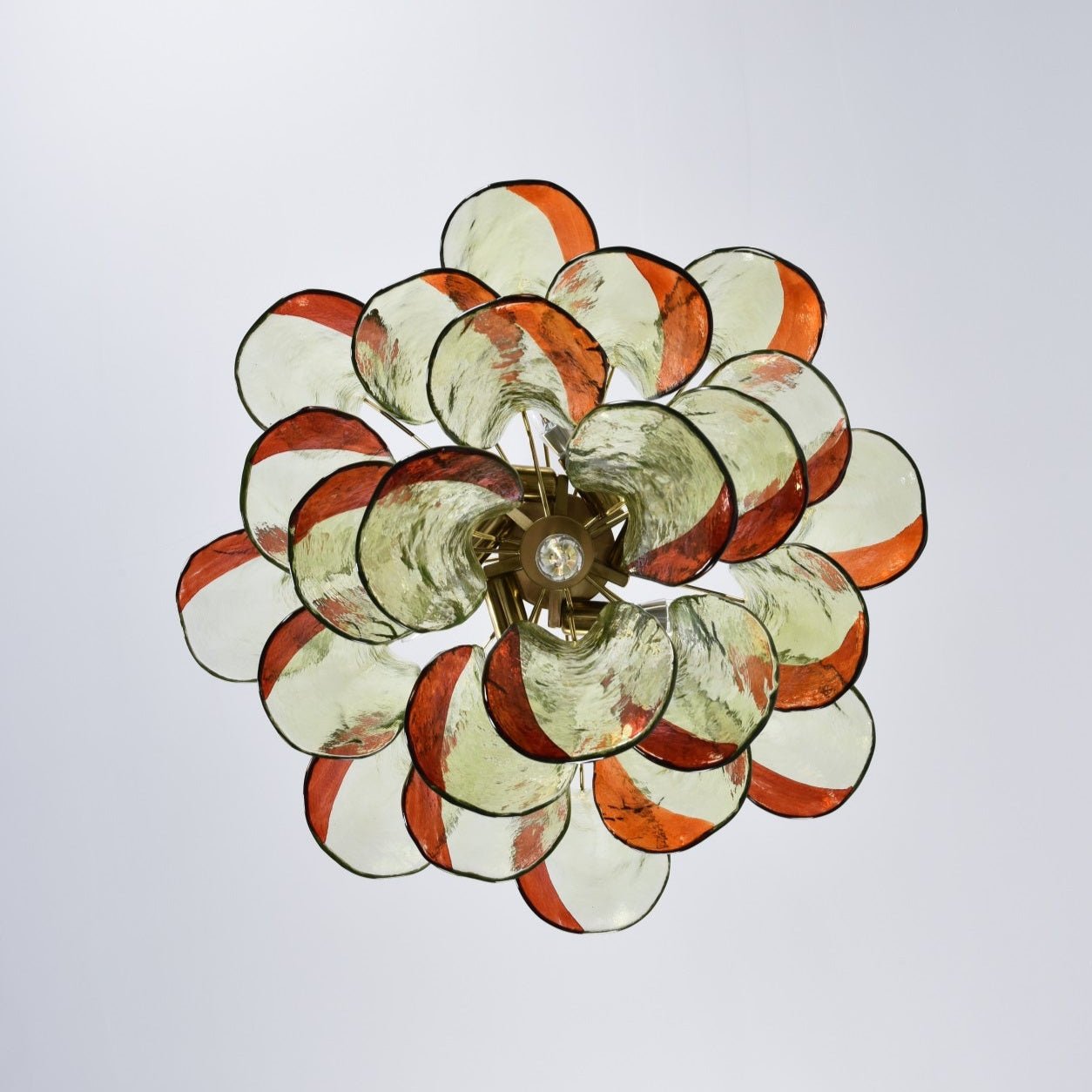 Emerald Flame Murano Glass Chandelier - YIOSI