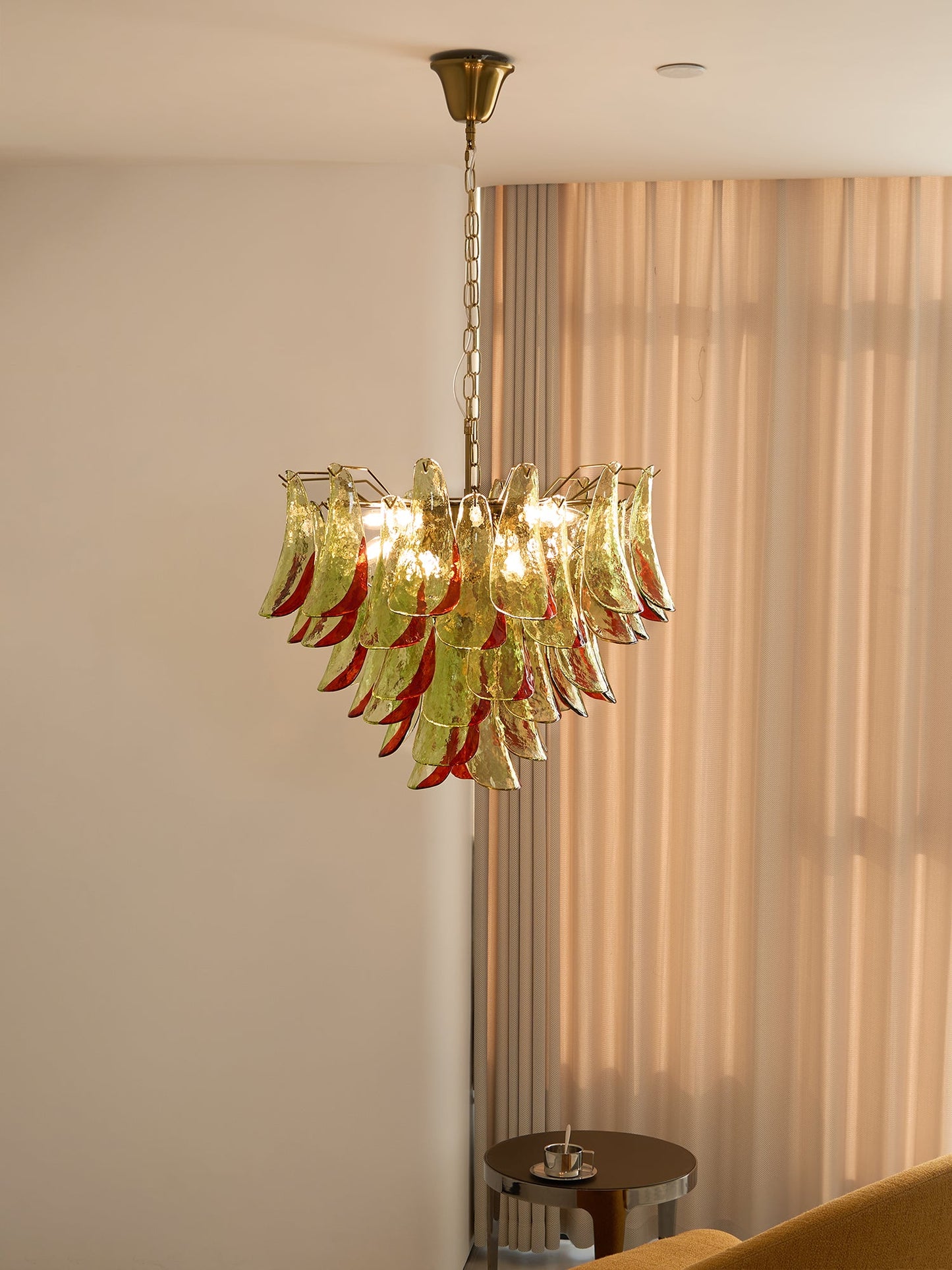 Emerald Flame Murano Glass Chandelier - YIOSI
