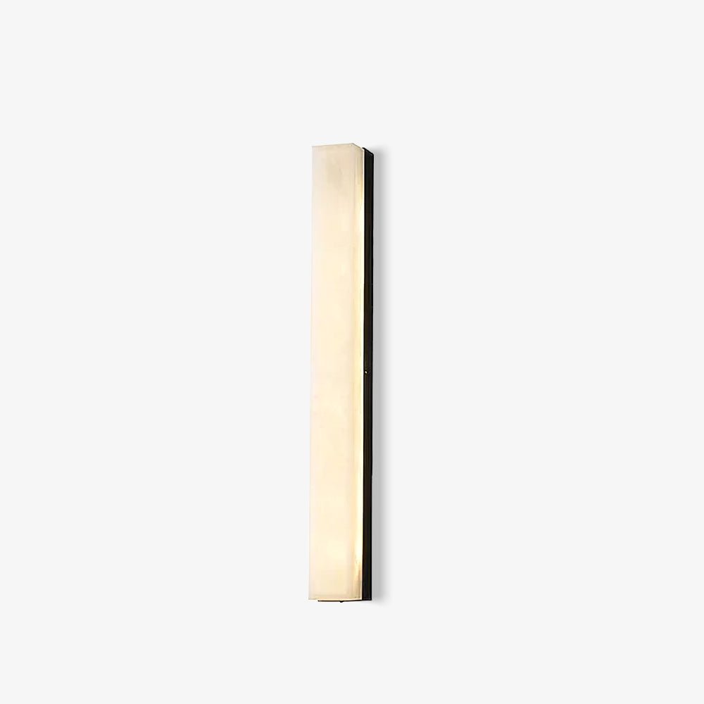Emerson Marble Brass Wall Lamp – Adjustable Height LED Light