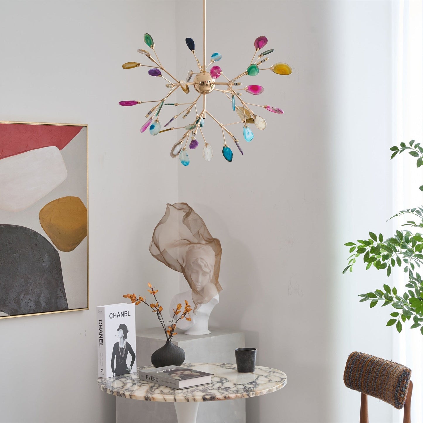 Agate Flake Chandelier - YIOSI