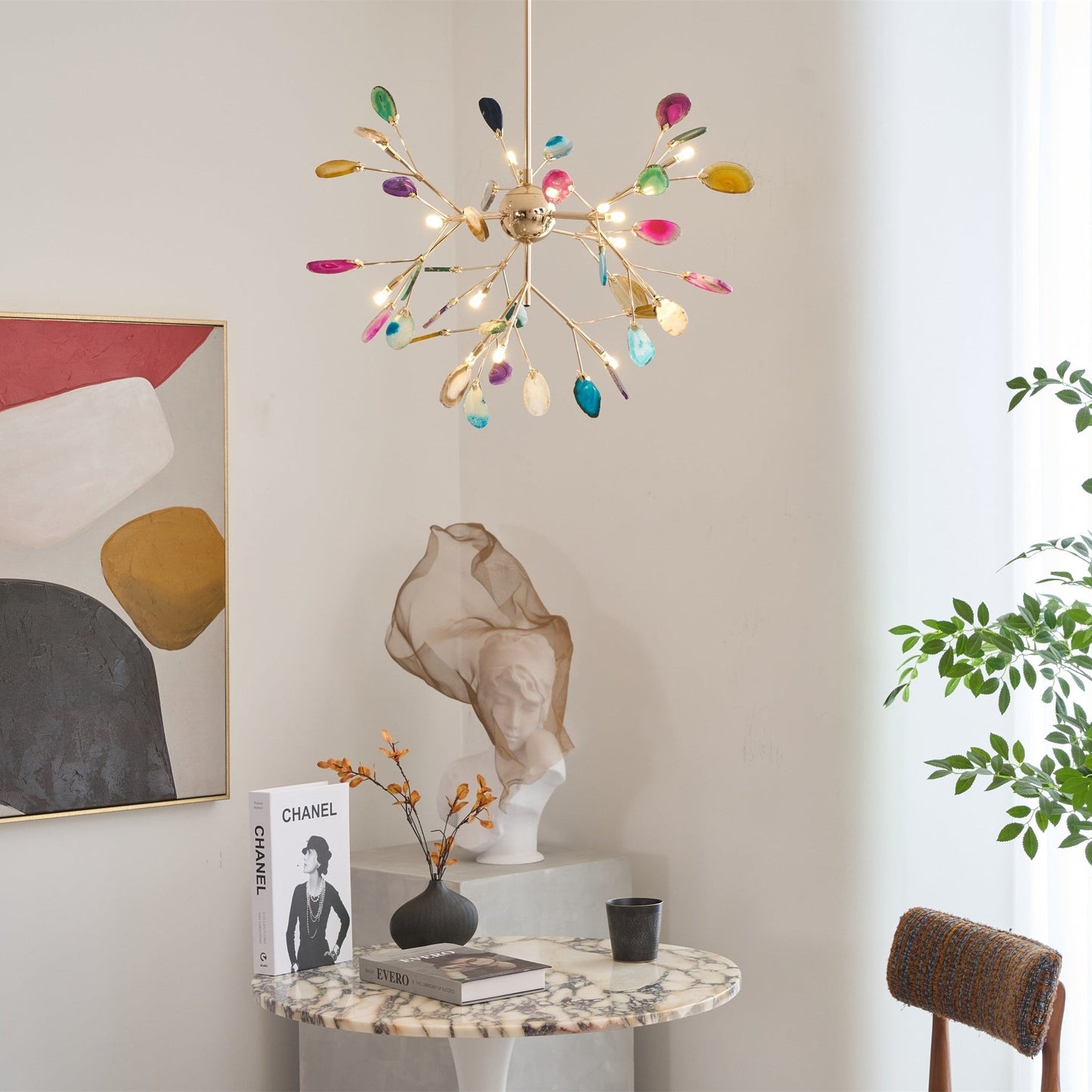 Agate Flake Chandelier - YIOSI