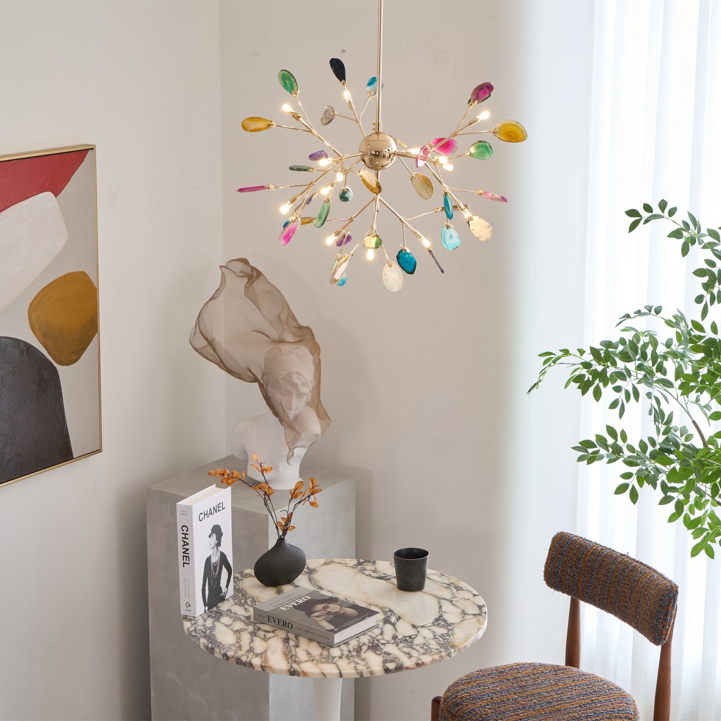Agate Flake Chandelier - YIOSI