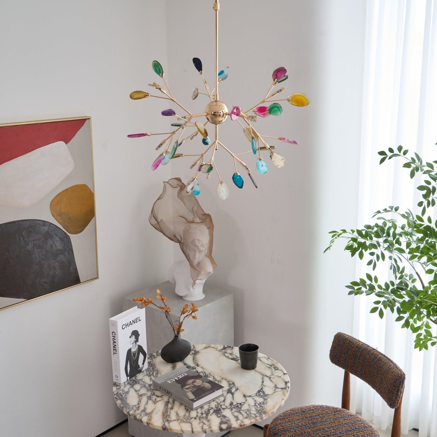 Agate Flake Chandelier - YIOSI