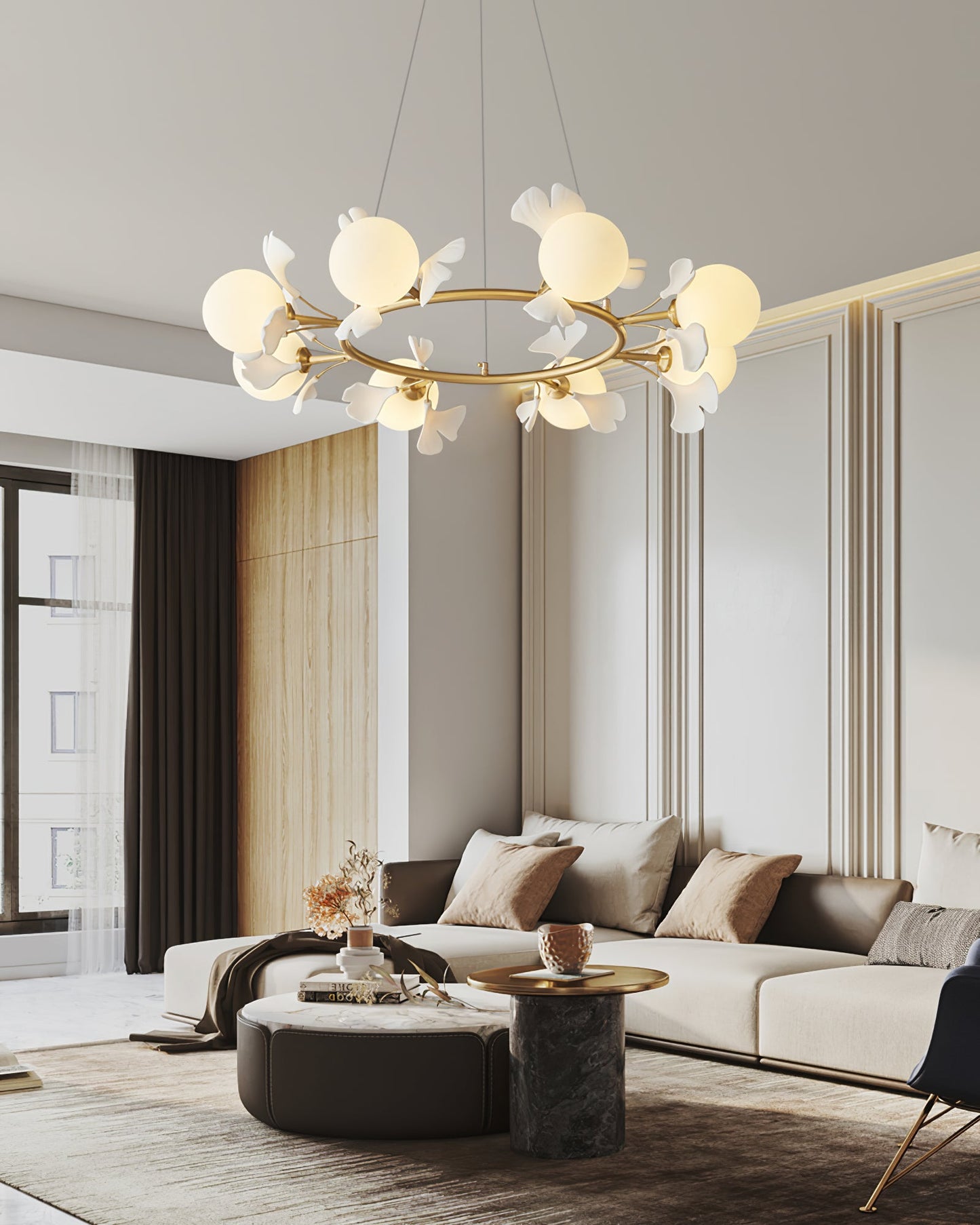 Evander Gingko Chandelier - YIOSI