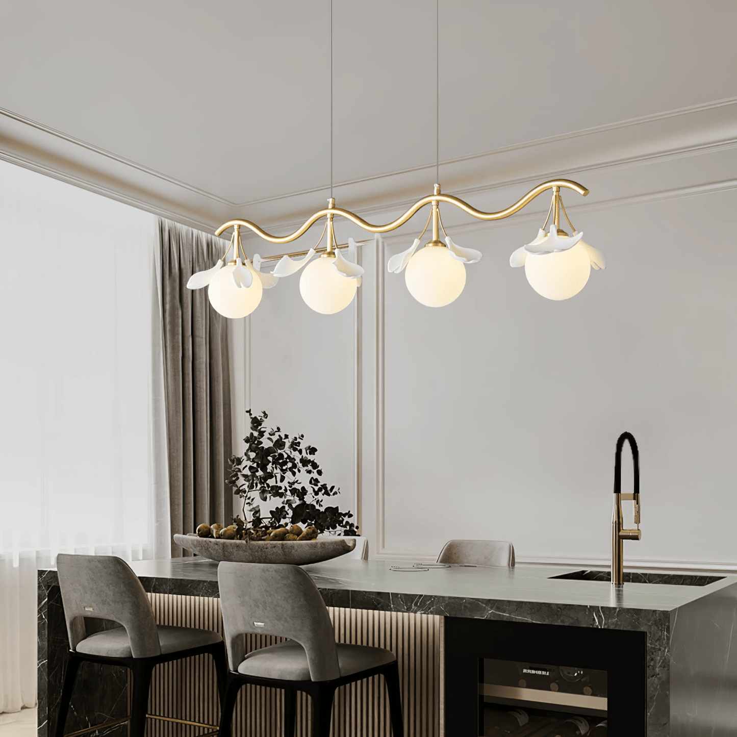 Evander Gingko Chandelier - YIOSI