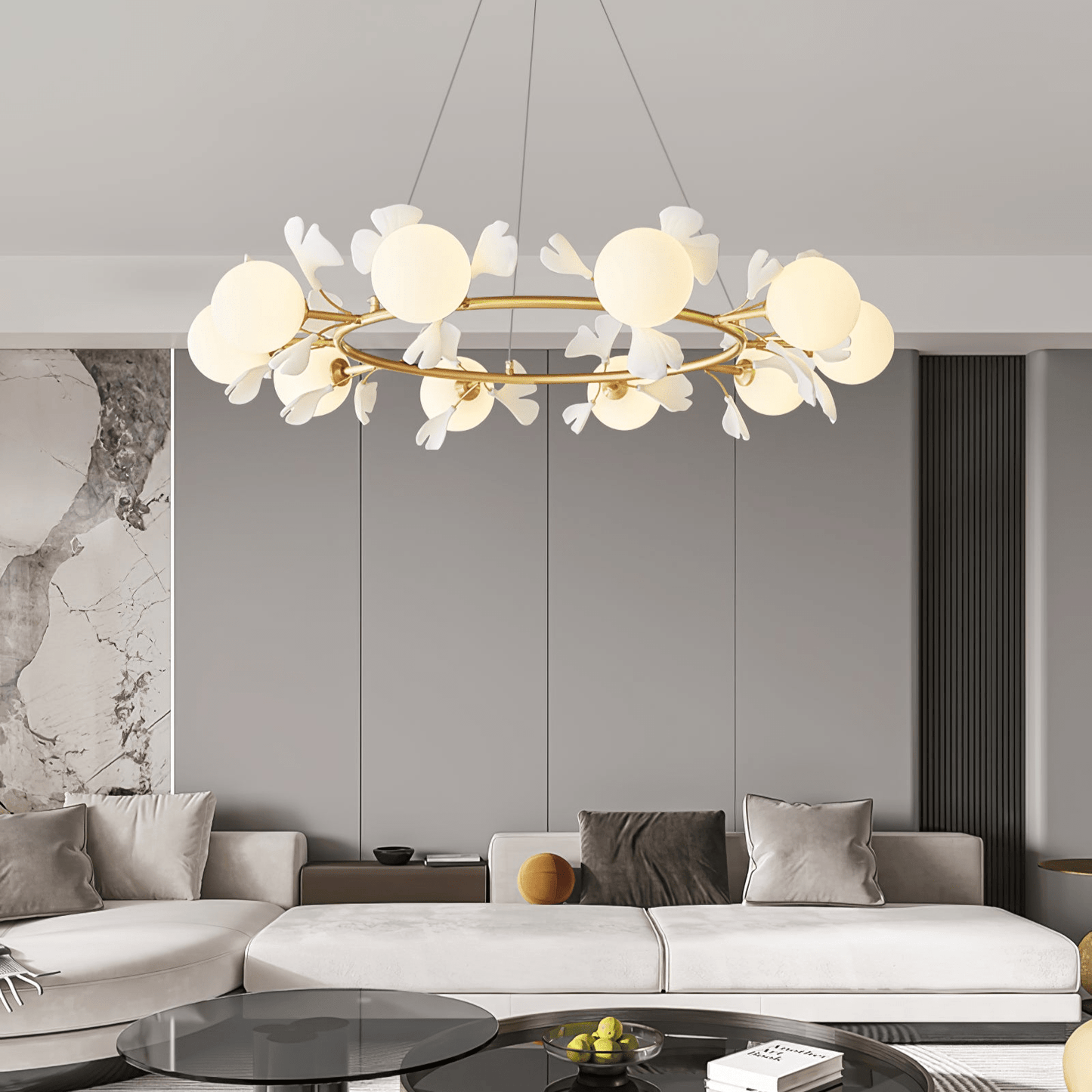 Evander Gingko Chandelier - YIOSI
