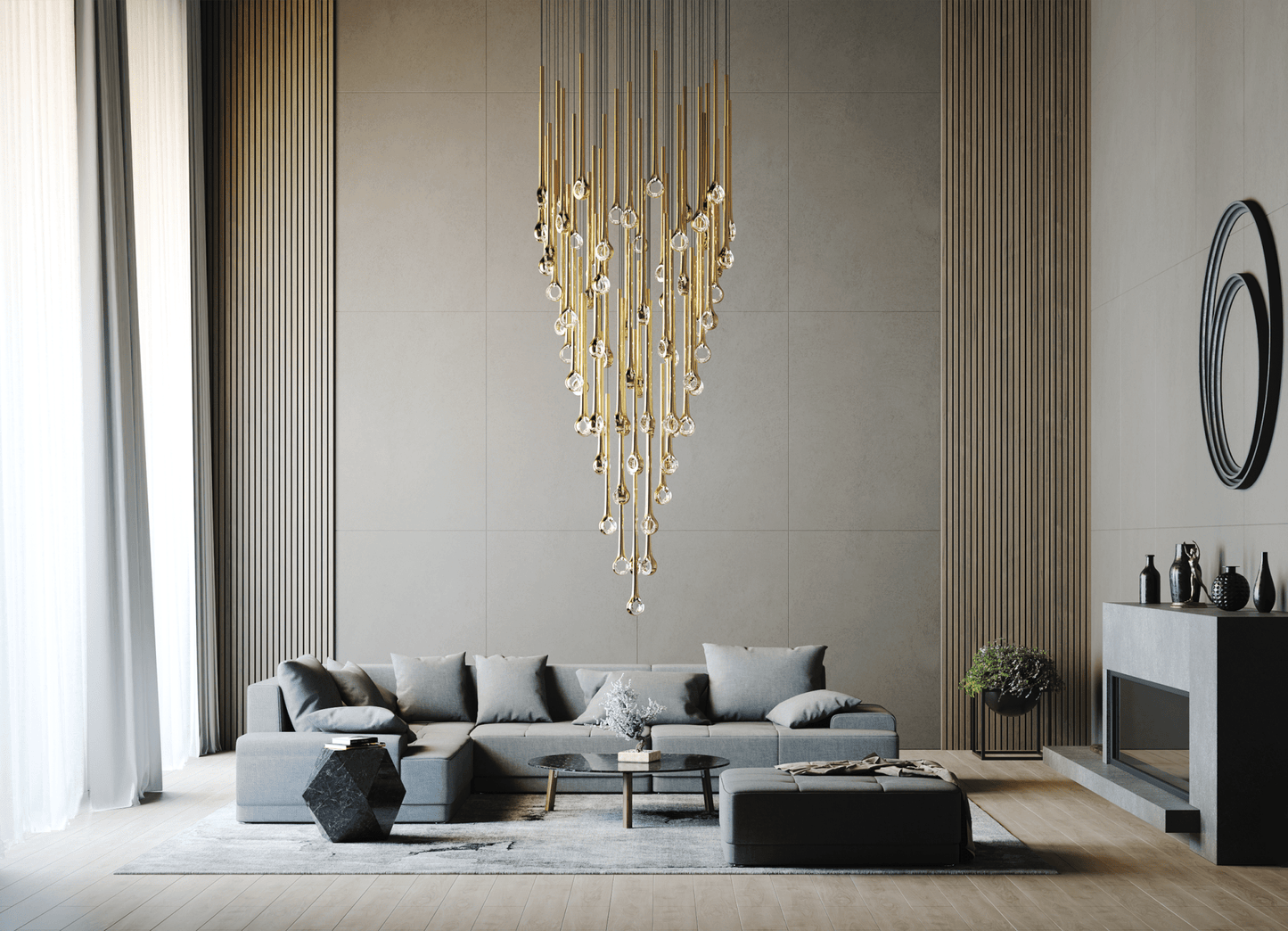 Eyelet Chandelier - YIOSI