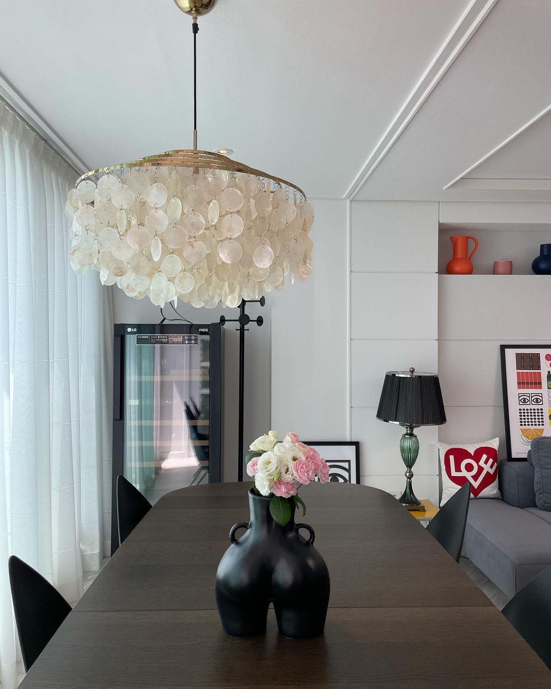 Round Shell Chandelier - YIOSI