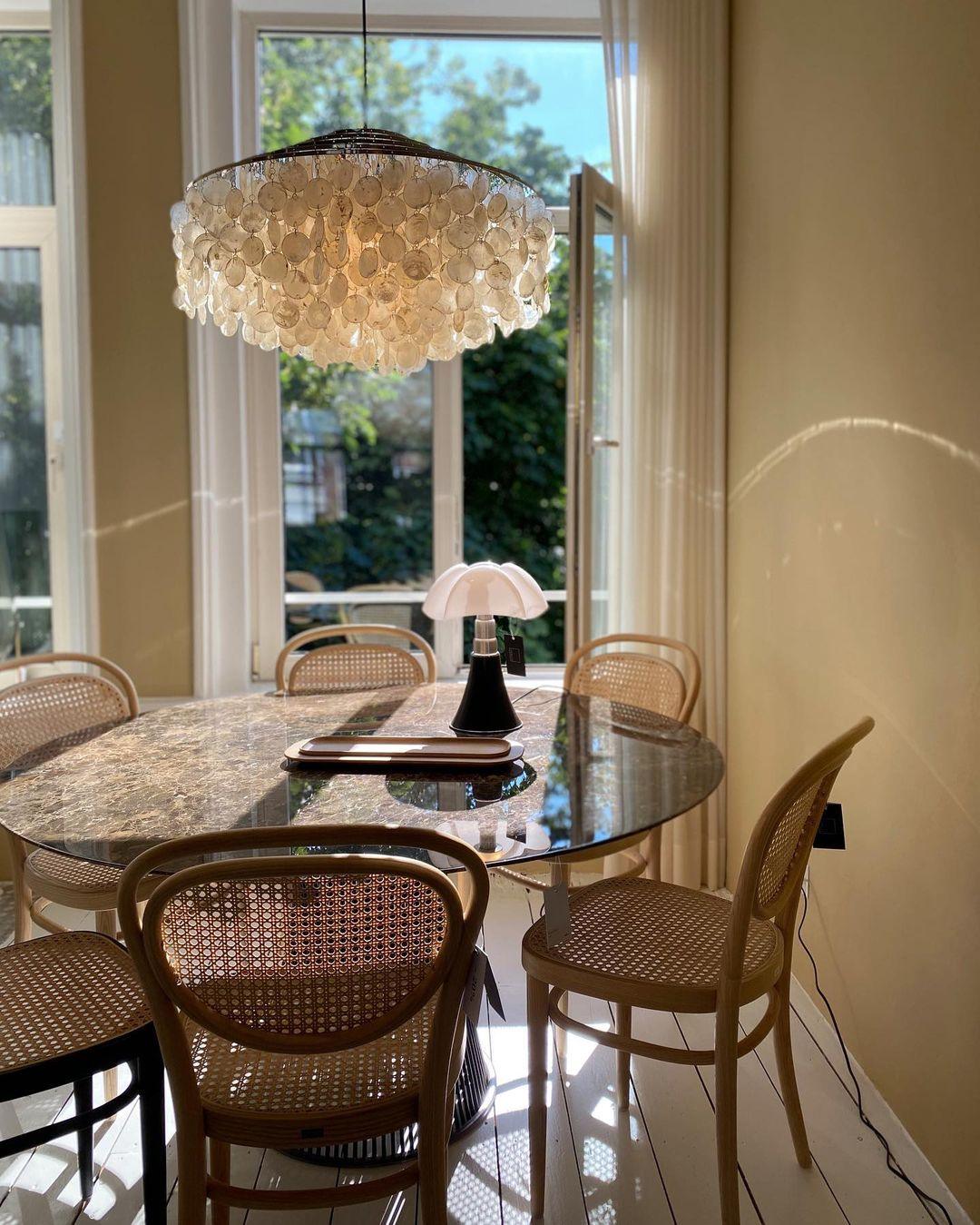 Round Shell Chandelier - YIOSI